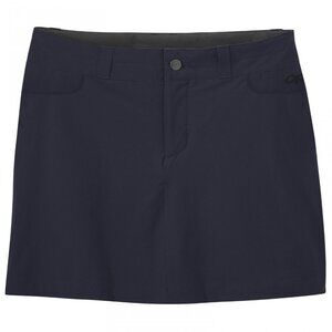 Outdoor Research Ferrosi Skort Hiking Skirt S 6 Blue Zip Pockets Built In Shorts
